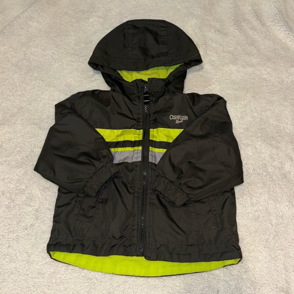 Oshkosh Bgosh rain jacket 12 months full zip